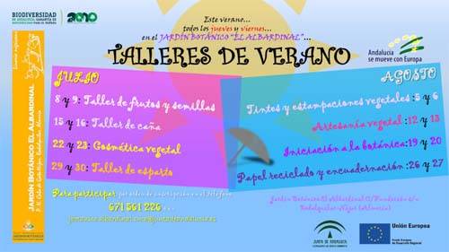 Talleres de Verano Parque Natural Cabo de Gata Nijar