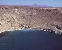 Vista Aeres de Cala San pedro Cabo de Gata