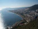 Vista del pueblo Carboneras Almeria
