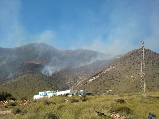 incendio parque natural cabo de gata