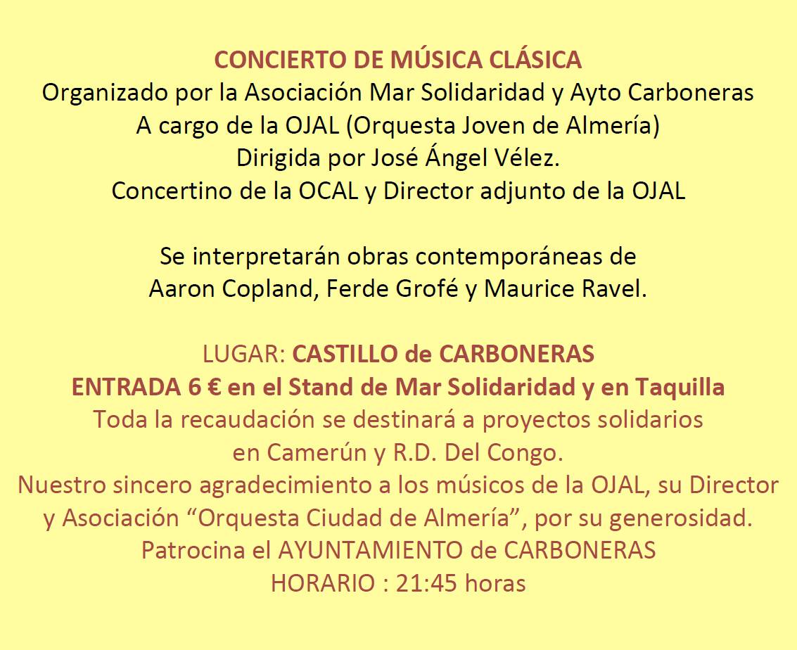 Concierto Entrepitas 2014 PN Cabo de Gata Níjar