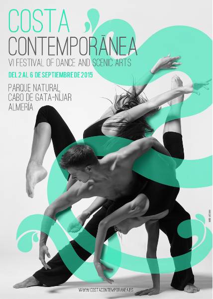 Cartel Costa Contemporánea 2015 en Parque Natural Cabo de Gata Níjar