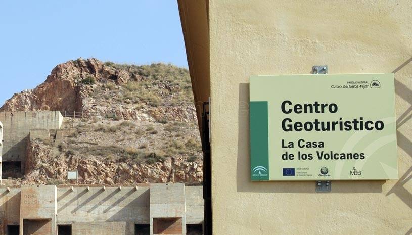 Entrada Casa de los Volcanes Geoparque PN Cabo de GAta Nijar