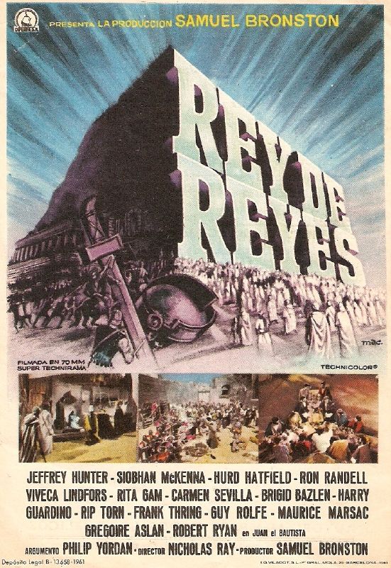 cartel de la pelicula rey de reyes 1961