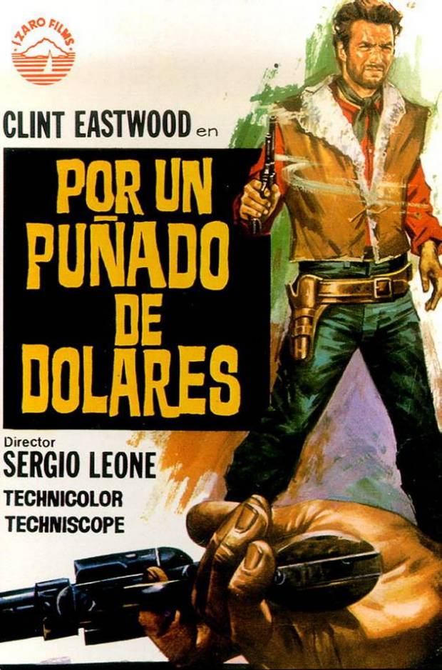 cartel de la película por un puñado de dólares 1964