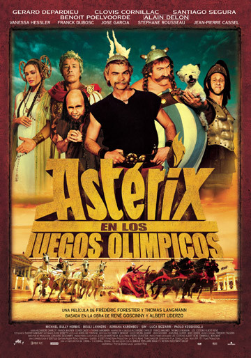 cartel de la pelicula asterix enlos juegos olimpicos 2008