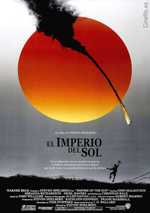 cartel de la pelicula el imperio del sol 1984