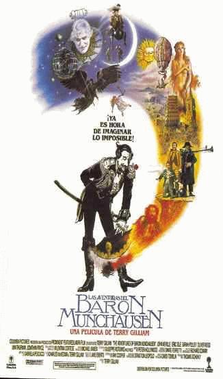 cartel de lapelicula las aventuras del baron de munchausen 1988