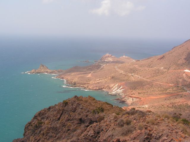 vista aerea de cabo de gata