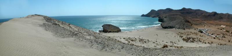 playa de monsul desde la duna